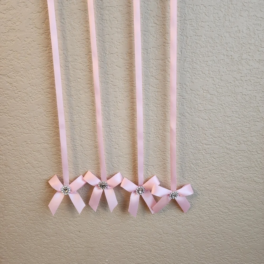 Pink Hair Bow holder NWT